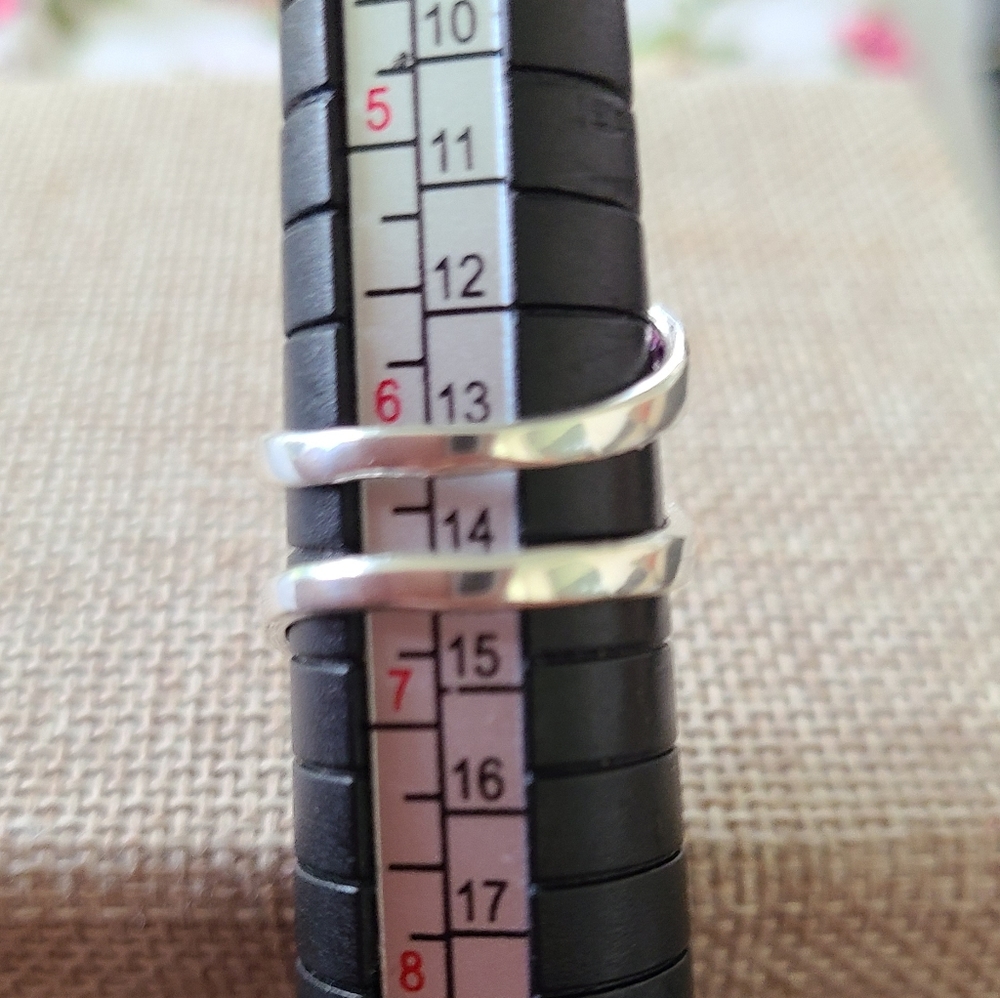 Natural Star Ruby Sterling Silver Ring - image 6